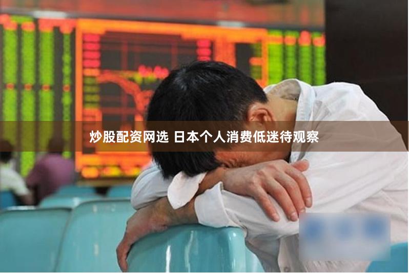 炒股配资网选 日本个人消费低迷待观察